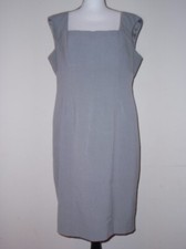 Calvin Klein light Grey Cap sleeve dress size 10
