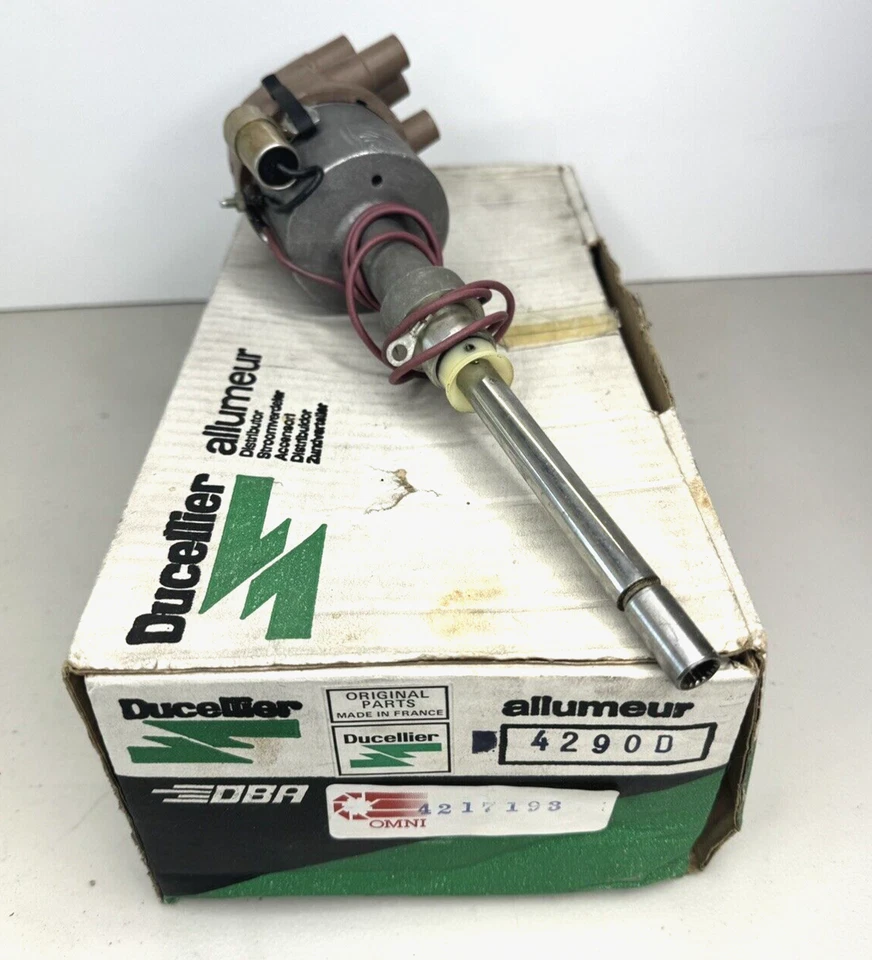 Genuino OEM FIAT 1970-1973 850 Ducellier Distribuidor 4217193 DE COLECCIÓN NUEVO NOS Foto 2 de 4