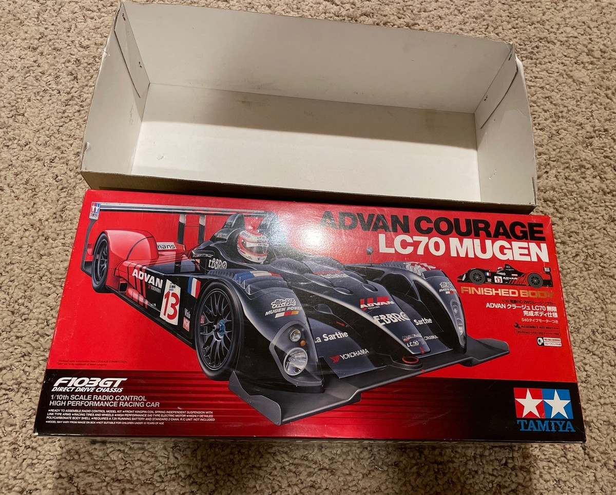 タミヤ ADVAN クラージュLC70無限 完成ボディ仕様