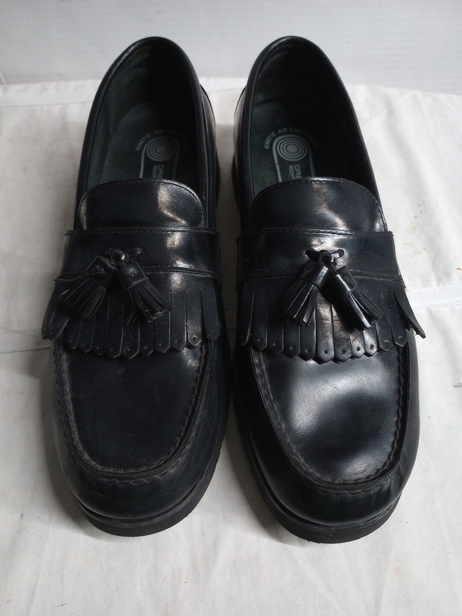 Rockport Dressports H2O Black Leather Tassel Shoe Size 11M  display picture 3