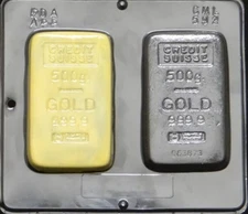 Gold Bar Chocolate Candy Mold  592 NEW