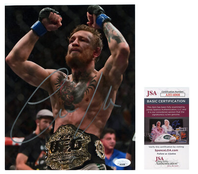 Conor McGregor Signed Autographed UFC 189 Championship Belt 8x10