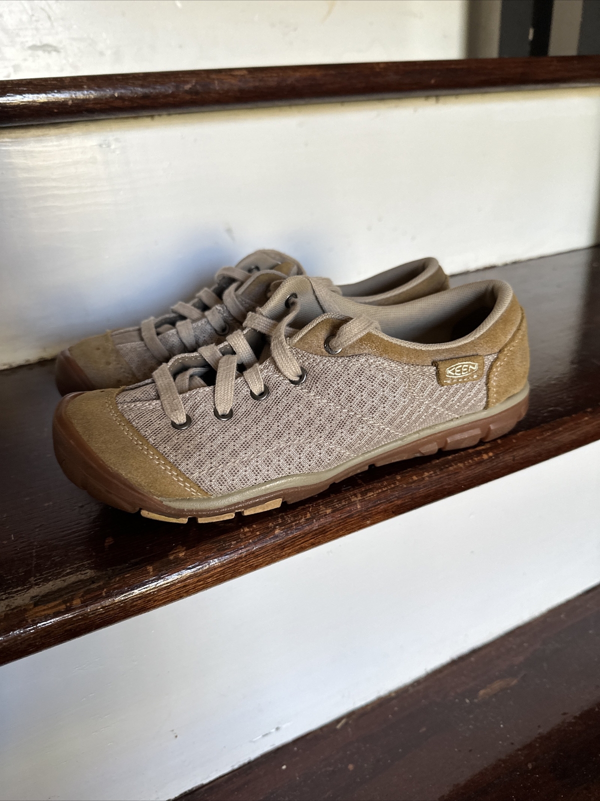 Scarpe da trekking da donna KEEN Mercer Lace II CNX 1012360 Latte Trekker Trail taglia 7