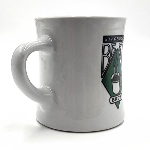Starbucks Best Brew Coffee Restaurant Diner Style Classic Retro Logo Mug Cup 8oz - Picture 3 of 10