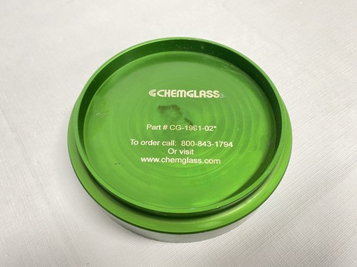 Blocco di reazione in alluminio CHEMGLASS 30mL per agitatore piastra calda circolare 135mm - Foto 2 di 4