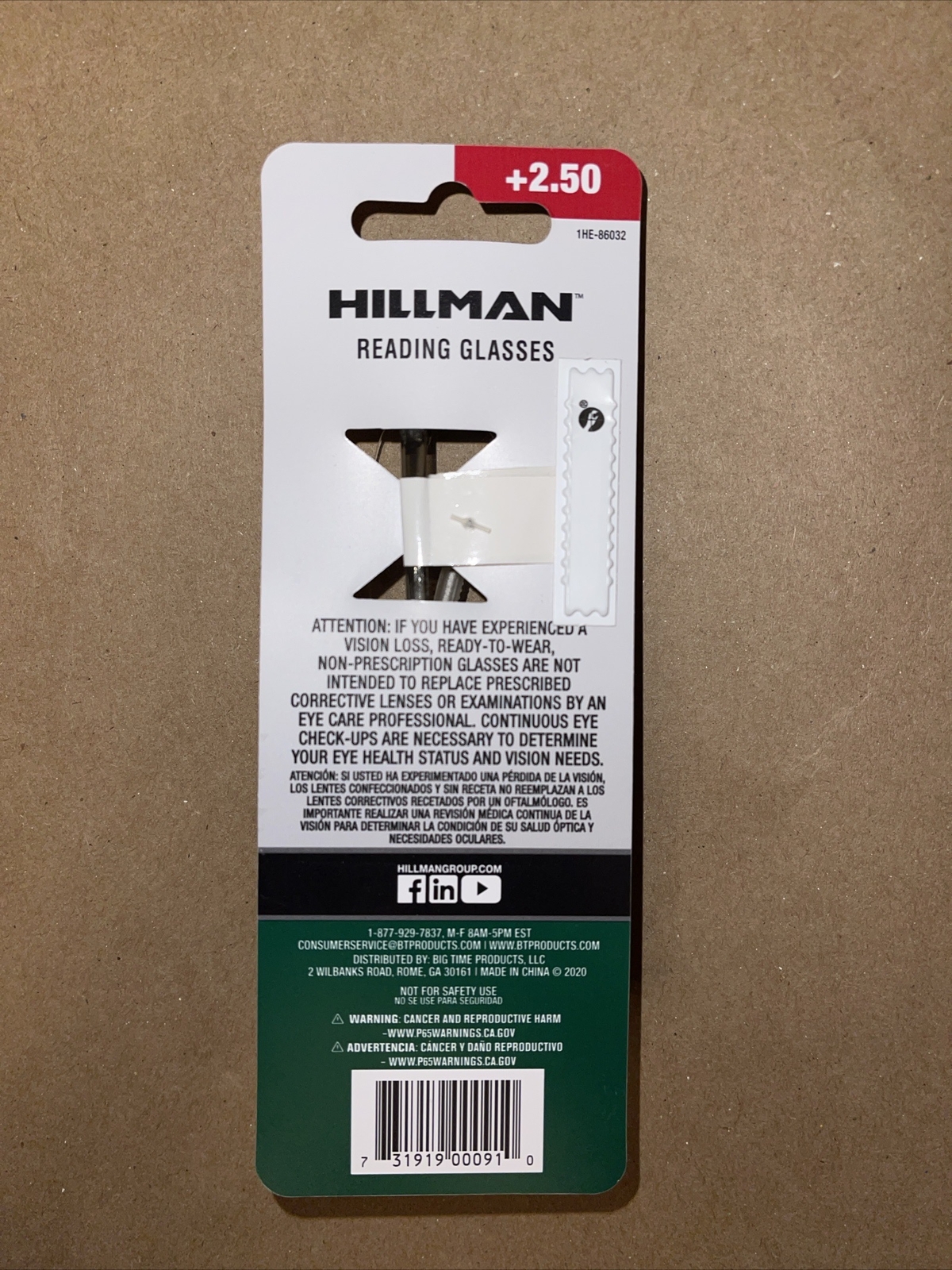 Hillman Sport Grey Reading Glasses Magnification +2.50 eBay