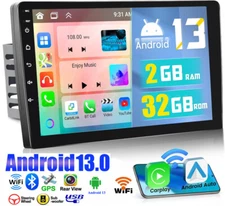 Car Stereo Radio Apple Carplay Android13 9" Double 2Din Touch Screen GPS 2+32G