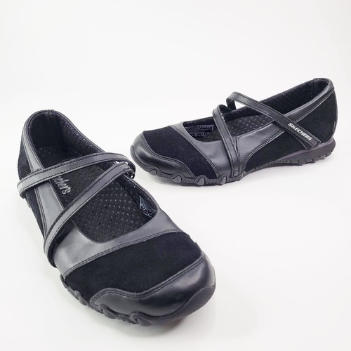 Skechers Bikers Step Up Black Mary Jane 