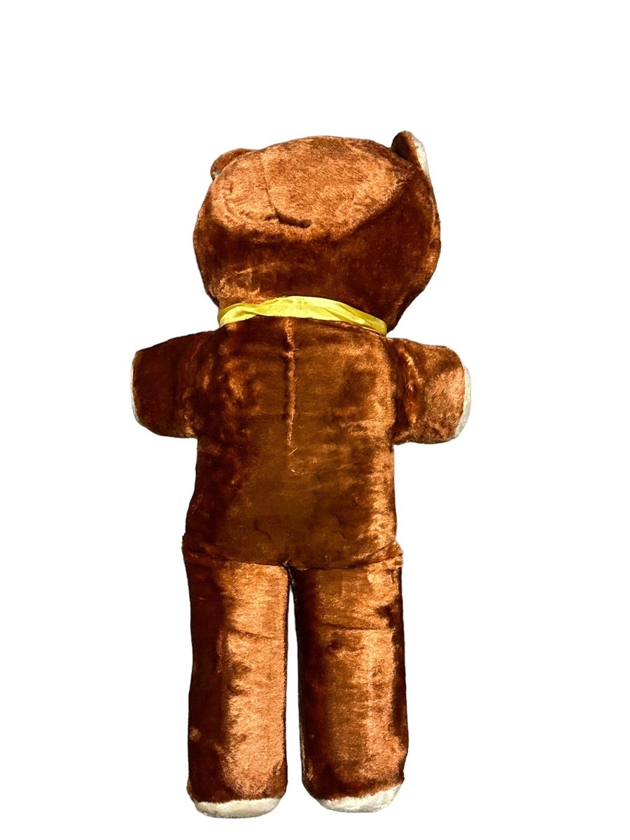 Vintage 1950's-1960's Teddy Bear Carnival Fair Plush Prize Brown