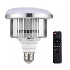 85W LED Light Bulb, 3000K-6500K Dimmable, E27 Base, with Remote Control