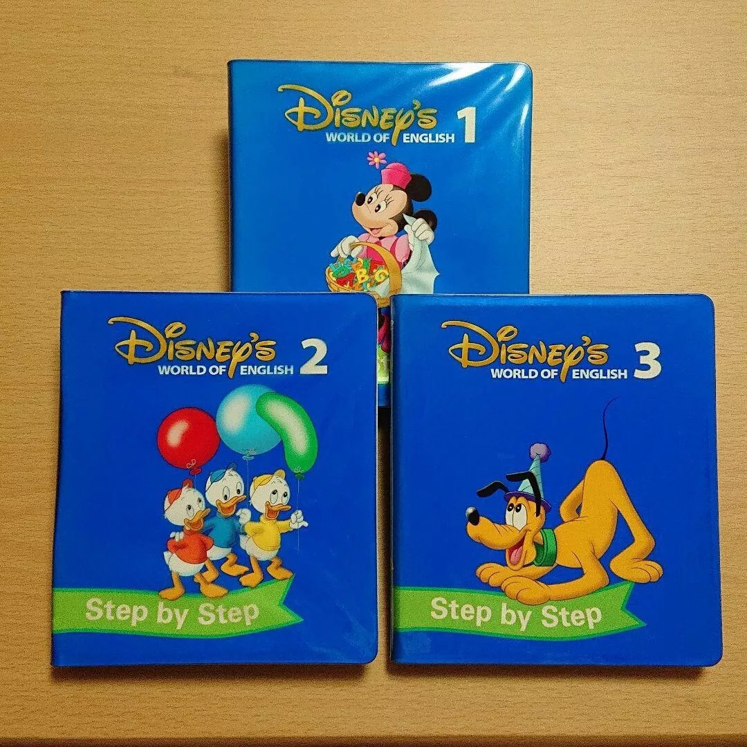 DWE Disney English DVD Step by Step Volumes 1-3 Teaching Materials