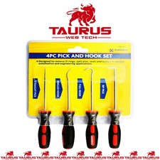 4x PICK & HOOK Probe Set O Ring Automotive Car Seal Remover Tool DIY UK FREE P&P