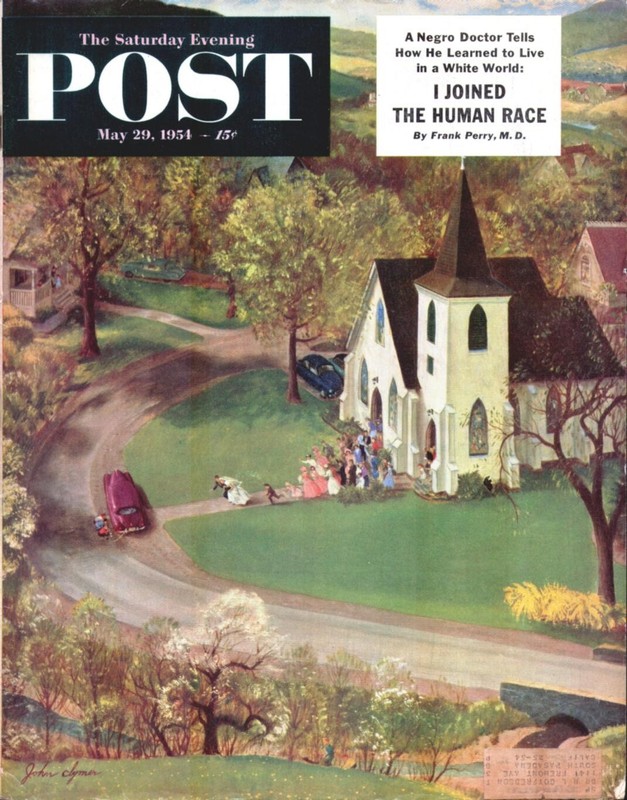 May 29, 1954 SATURDAY EVENING POST John Clymer 100% Complete