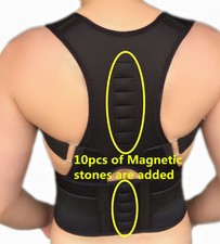 Unisex Magnetic Spine Corrector, Back Shoulder Pain Relief Belt, Reduce Illness