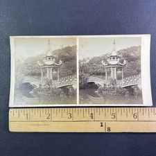 Villa Durazzo Pallavicini Pagoda Genoa Italy Stereoview Antique c1860 Y12738