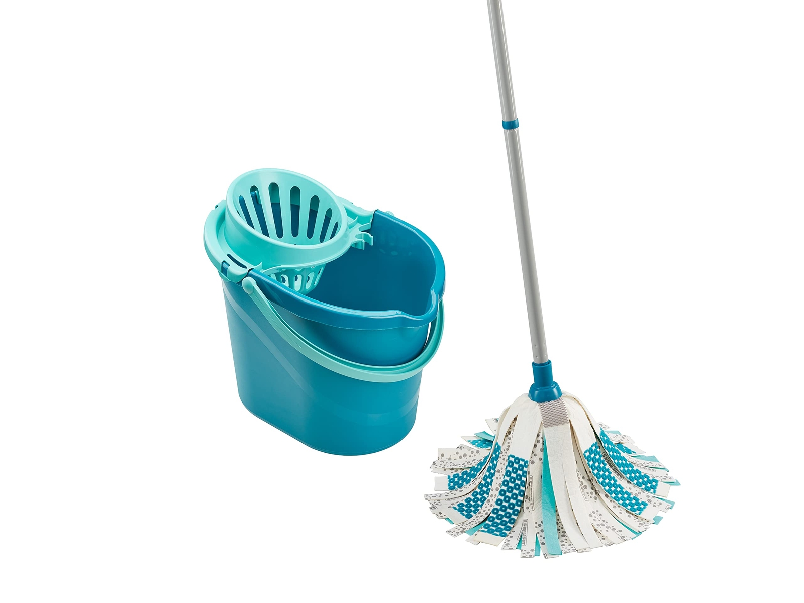 Leifheit Set lavapavimenti 3 in 1 Power Mop 2.0 con scopa lavapavime