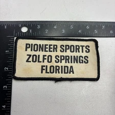 Vintage As-Is-Dirty PIONEER SPORTS ZOLFO SPRINGS Florida Patch 20PD
