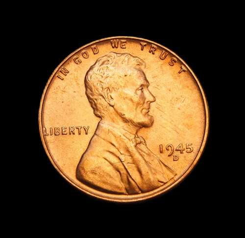 1945-D Lincoln Wheat Cent  BU