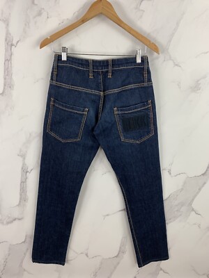 Bikkembergs Denim Jeans Pants Big Logo Size 31