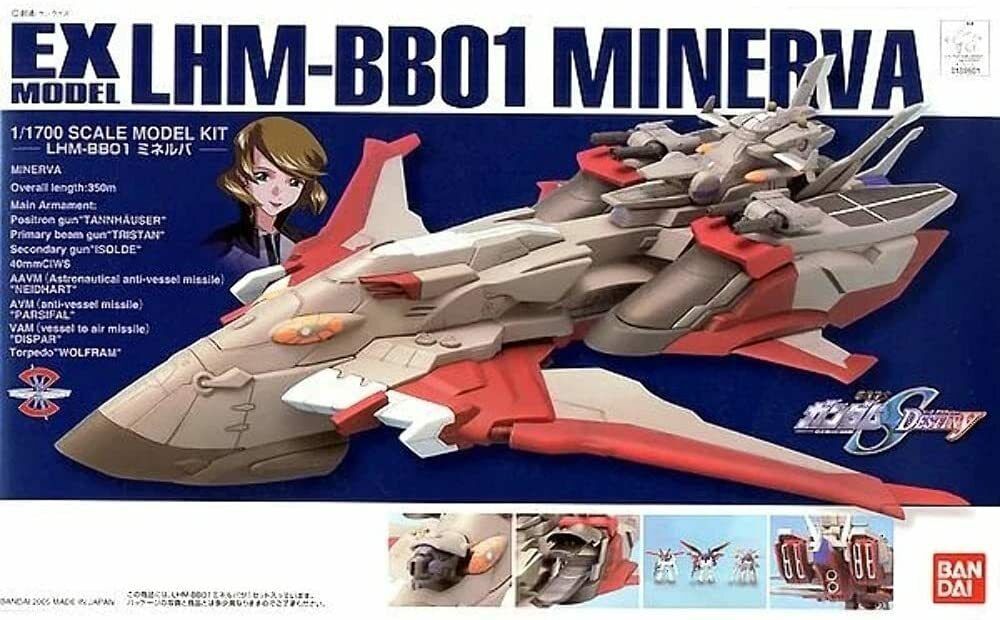 EXモデル LHM-BB01 MINERVA 1/1700スケール Bandai EX MODEL 1/1700 LHM-BB01 Minerva Model Kit – Gunpla Style