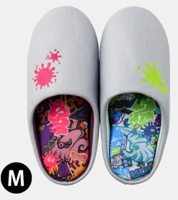 Nintendo Room Shoes SQUID or OCTO Splatoon M Size 5.5-7in