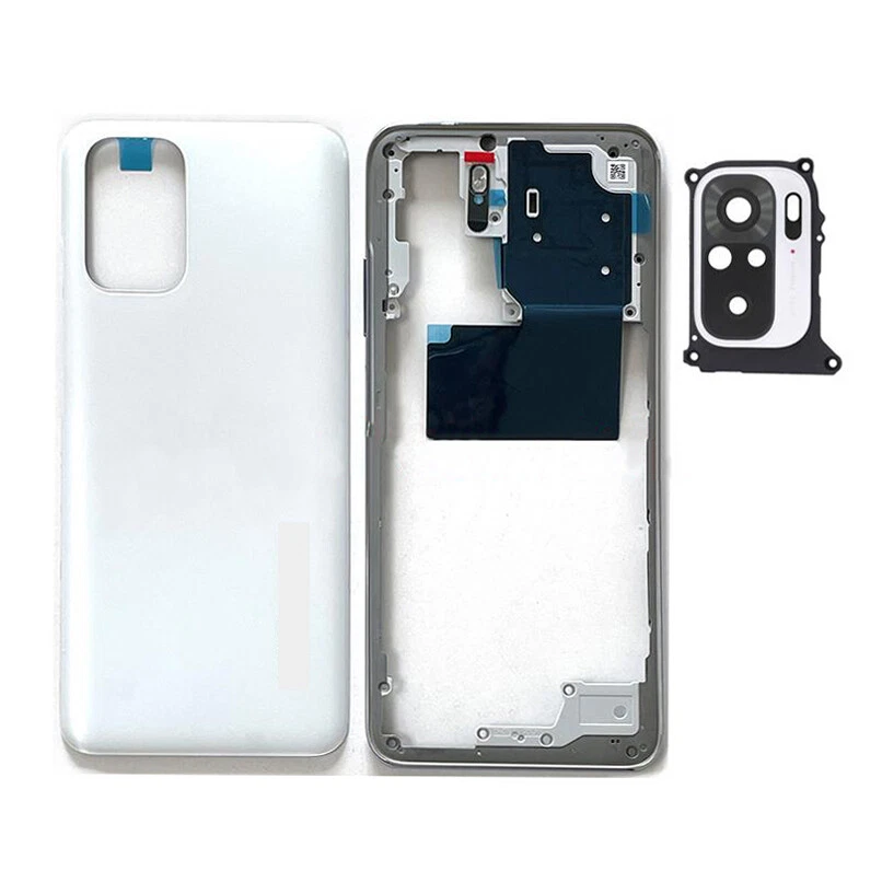 AAA Middle Frame+Back Cover+Camera Lens For Xiaomi Redmi Note 10 4G / Note 10S - Image 3 of 3