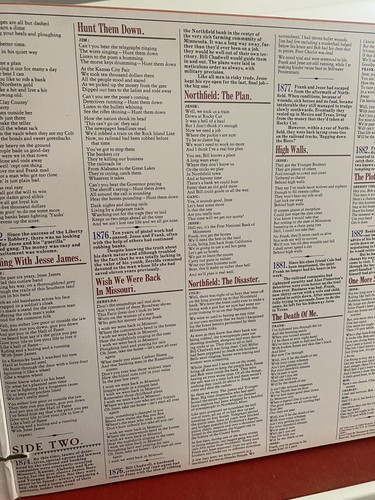 The Legend Of Jesse James Vinyl LP 1980 Levon Helm Johnny Cash Emmylou BONUS - Picture 4 of 9