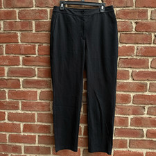 Eileen Fisher Women's 178 Organic Cotton Ponte Slim Pant petite large