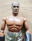 1996 Hasbro G I Joe 11" Action Figure Black Soldier Jointed 03361 Pawtucket