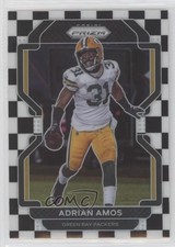 2021 Panini Prizm Black & White Checker Prizm Adrian Amos #143 fm0