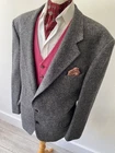 HARRIS TWEED mens VODEL GREY MIX BLENDS SPORTS JACKET BLAZER 50"