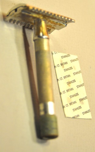 "ROTBART" MOND-EXTRA Vtg Rare German c.1939's WWII Era D.R.P Shaving Razor - Picture 5 of 24