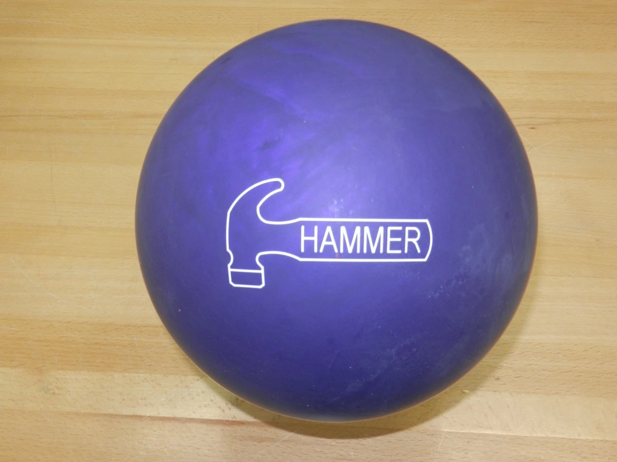 NIB 14# Hammer Purple Pearl Urethane 78/D Bowling Ball 14.3/2-3