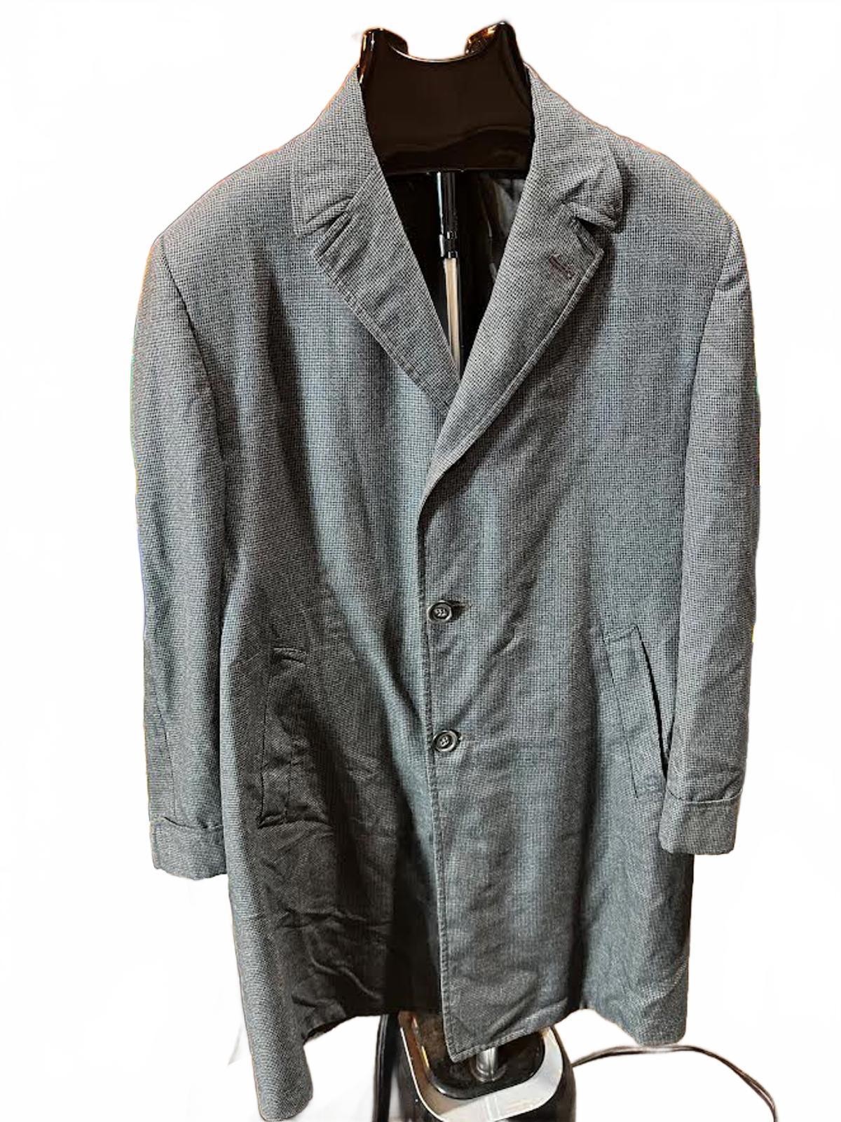Vintage 1950s–60s Cable Car Clothiers Gray Wool Overcoat XL