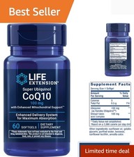 Super Ubiquinol CoQ10 with Enhanced Mitochondrial Support, Potent Heart Healt...