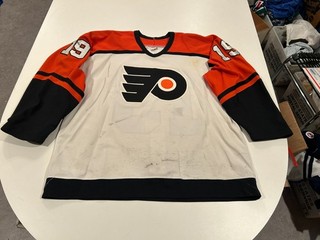 orig. c. 2000 01 PAUL RANHEIM PHILADELPHIA FLYERS signed game worn HOCKEY JERSEY
