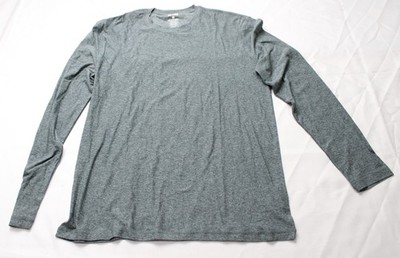 True Classic Men's Active Long Sleeve Crew Neck T-Shirt BM7 Heather Navy Large