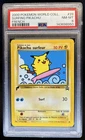 2000 Pokemon World Collection Surfing Pikachu French #28 PSA 8