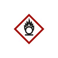 Gefahrstoffsymbol FlammeüBer Kreis Typ: 03015