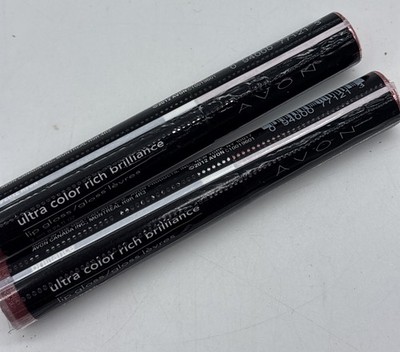 2- Avon ultra color rich brilliance  lip gloss Bordeaux glow N202
