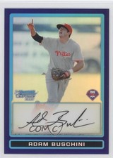 2009 Bowman Draft Prospects Chrome Purple Refractor Adam Buschini #BDPP75 0i0