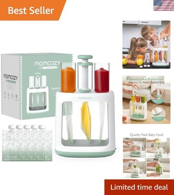 Ultimate Baby Food Pouch Filler: BPA-Free, Easy Clean, Ideal for Homemade Purees