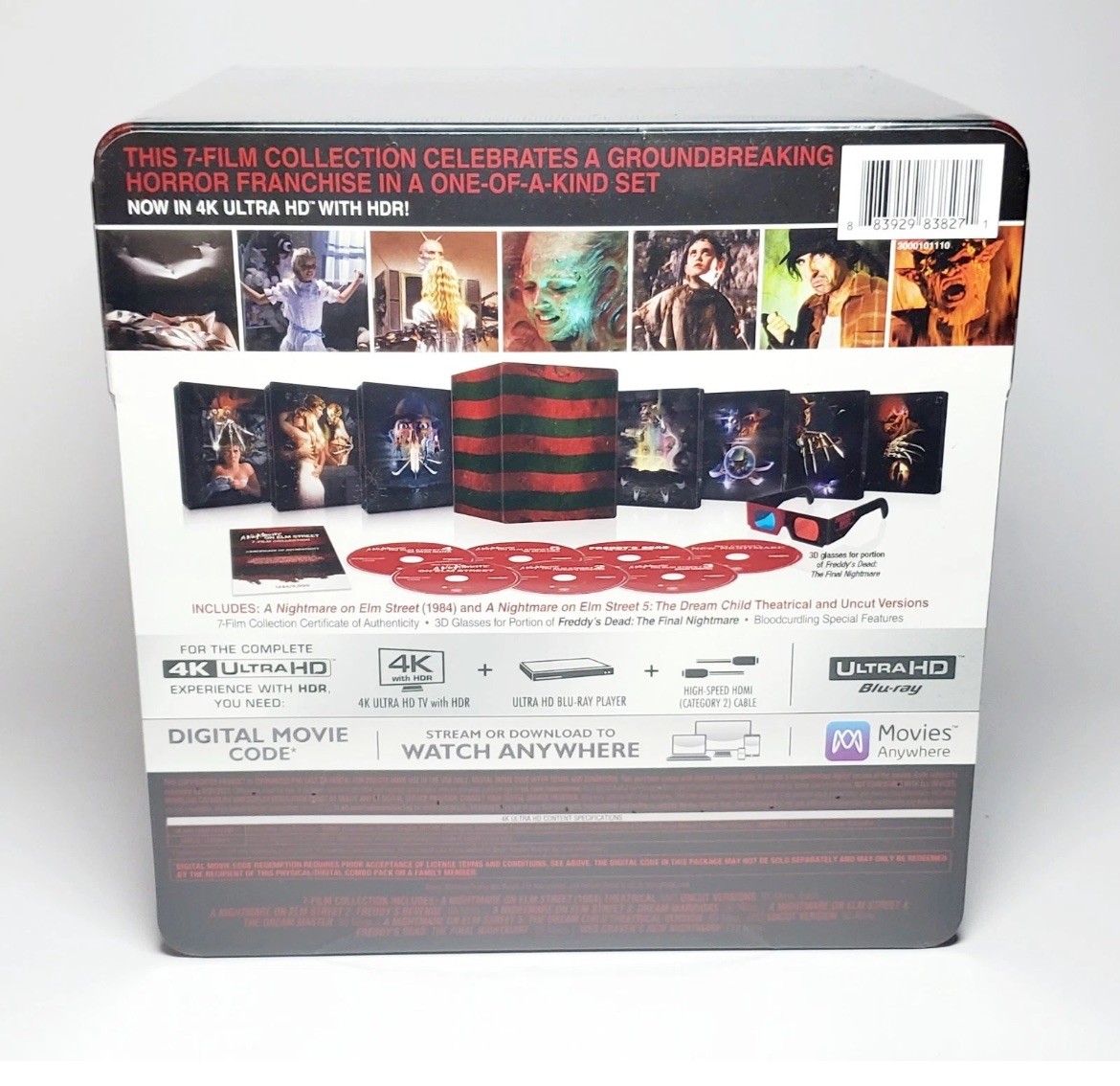 A Nightmare on Elm Street 7-Film Collection 4K SteelBook USA