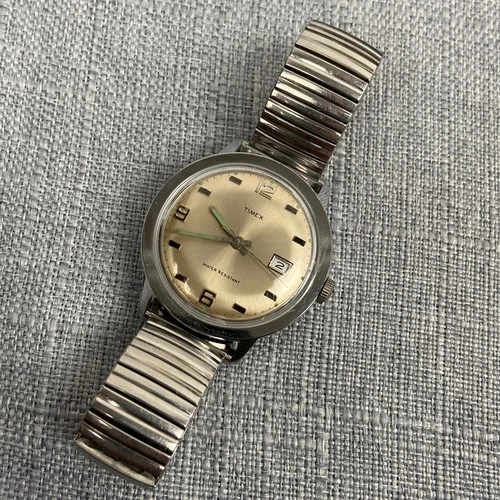 Vintage 1972 Timex Marlin - Manual Wind - Ref 26570 2572 - Gold Tone - Runs