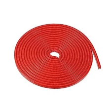 Car Door Edge Guard, 16.4ft U Shape Rubber Edge Trim Seal Strip Protector Red