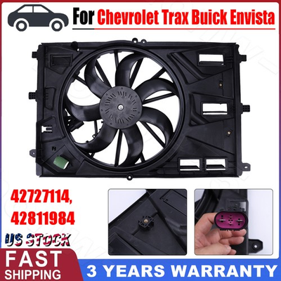 #ad Engine Radiator Cooling Fan w Shroud Assembly For Chevrolet Trax Buick Envista $94.99