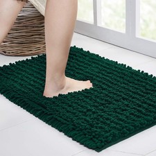 Walensee Large Bathroom Rug Non Slip Bath Mat 72x24 72"x24", Hunter Green