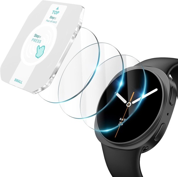Displayschutzfolie FüR Samsung Galaxy Watch 8 40Mm, GehäRtetes Glas,-image