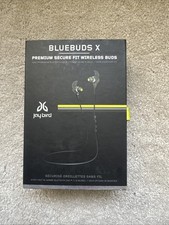jaybird bluebuds X - Premium Secure Fit Wireless Buds - Black