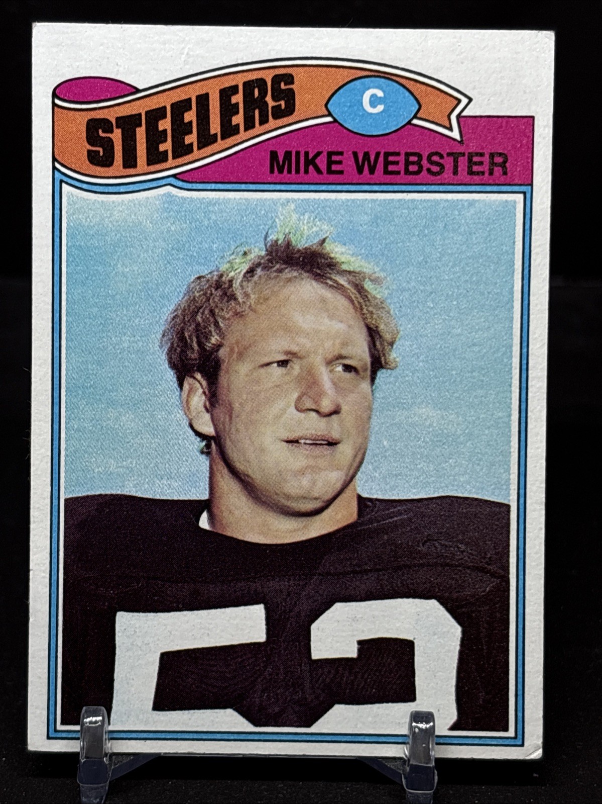 Mike Webster RC 1977 Topps 99 VGEX (D)